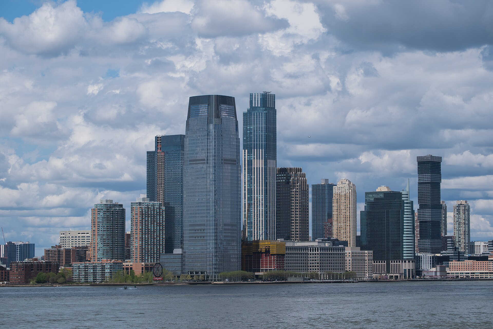 Jersey City skyline with the Colgate Clock