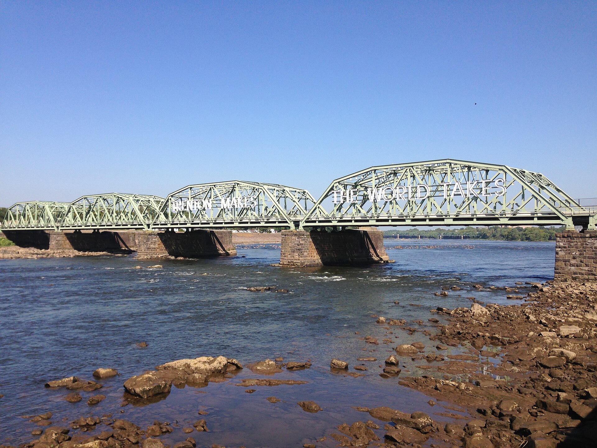 “Trenton Makes The World Takes” bridge over the Delaware, Trenton, NJ