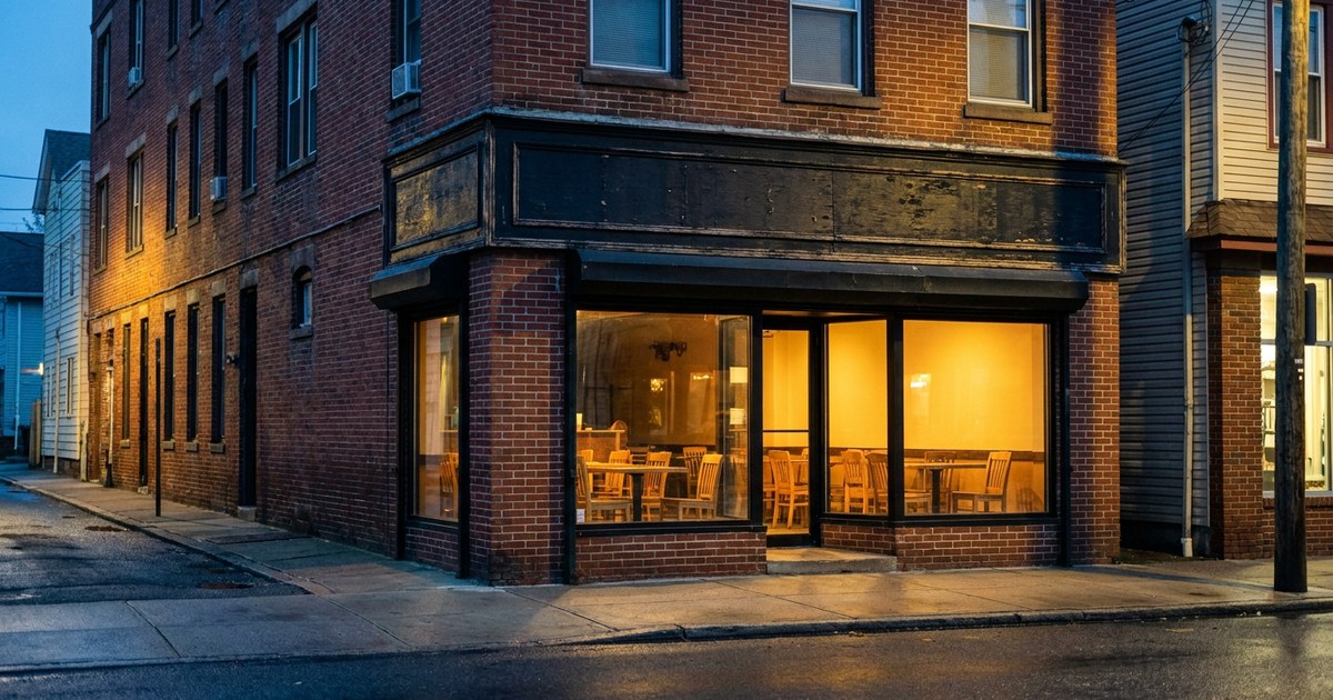A single-tenant New Jersey commercial storefront